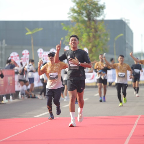 Race photo from KEDIRI HALF MARATHON 2026