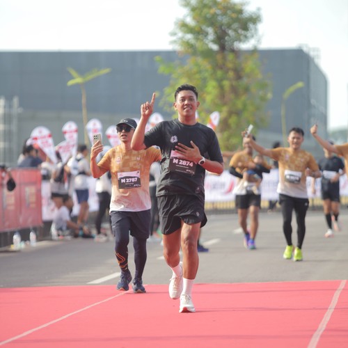 Race photo from KEDIRI HALF MARATHON 2026
