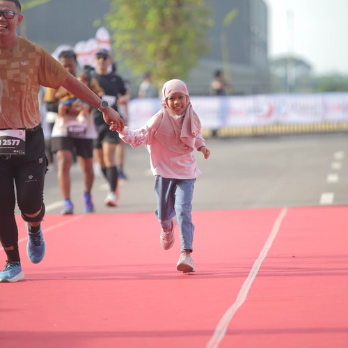 Race photo from KEDIRI HALF MARATHON 2026