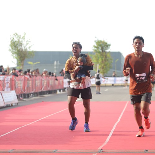 Race photo from KEDIRI HALF MARATHON 2026