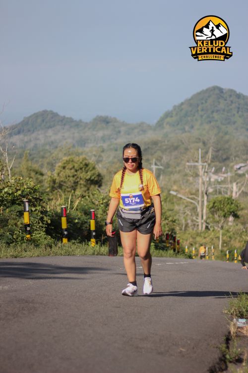 Race photo from Kelud Vertical Challenge 2024