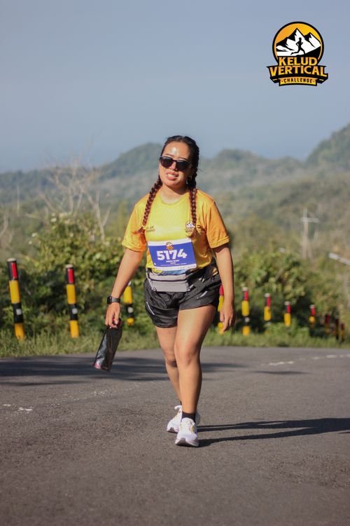 Race photo from Kelud Vertical Challenge 2024