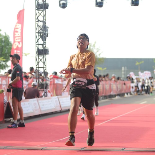 Race photo from KEDIRI HALF MARATHON 2026