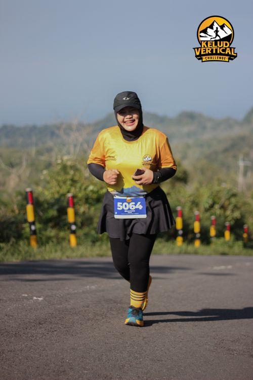 Race photo from Kelud Vertical Challenge 2024
