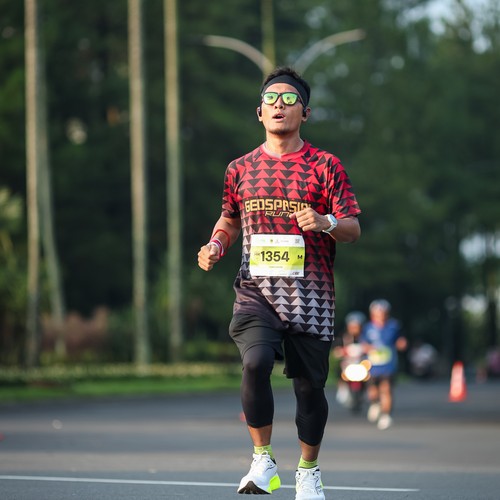 Race photo from BOGORUN 2026