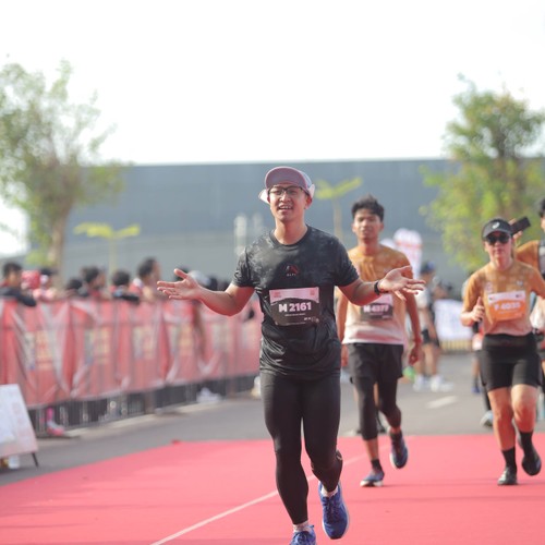 Race photo from KEDIRI HALF MARATHON 2026