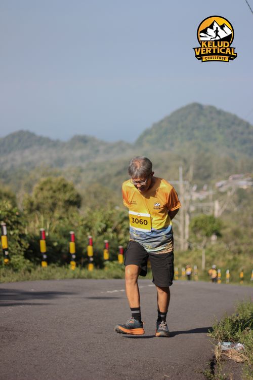 Race photo from Kelud Vertical Challenge 2024