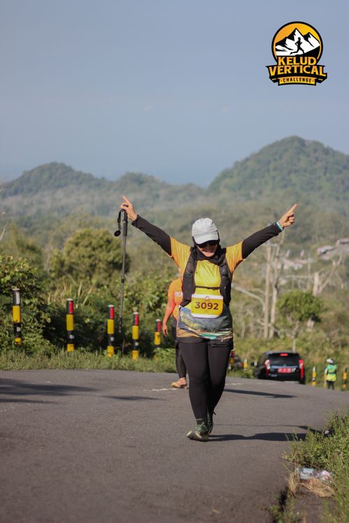 Race photo from Kelud Vertical Challenge 2024