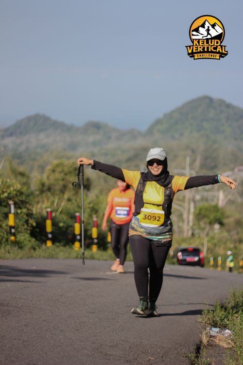 Race photo from Kelud Vertical Challenge 2024
