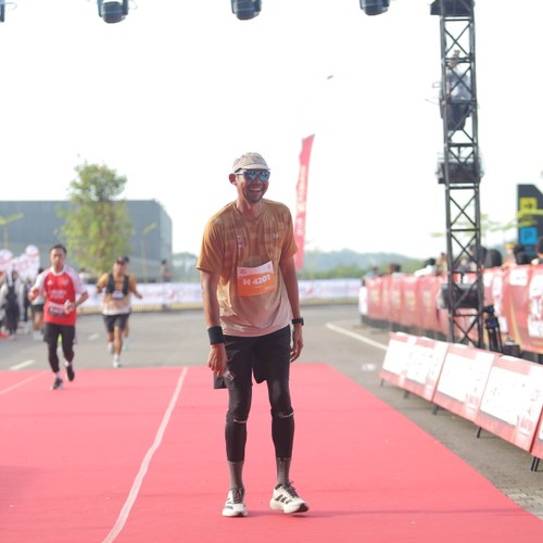 Race photo from KEDIRI HALF MARATHON 2026