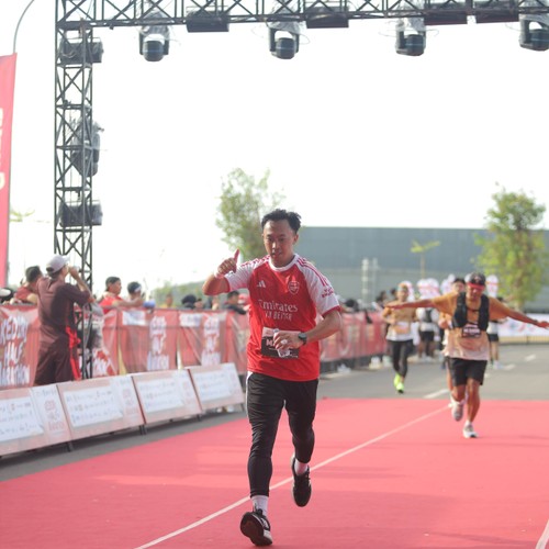 Race photo from KEDIRI HALF MARATHON 2026