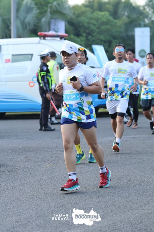 Race photo from Taman Budaya x BOGORUN 2025