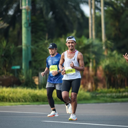 Race photo from BOGORUN 2026