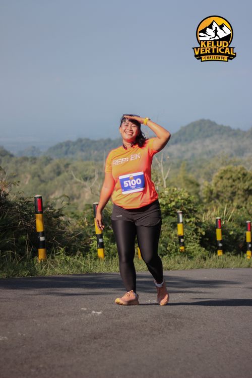 Race photo from Kelud Vertical Challenge 2024