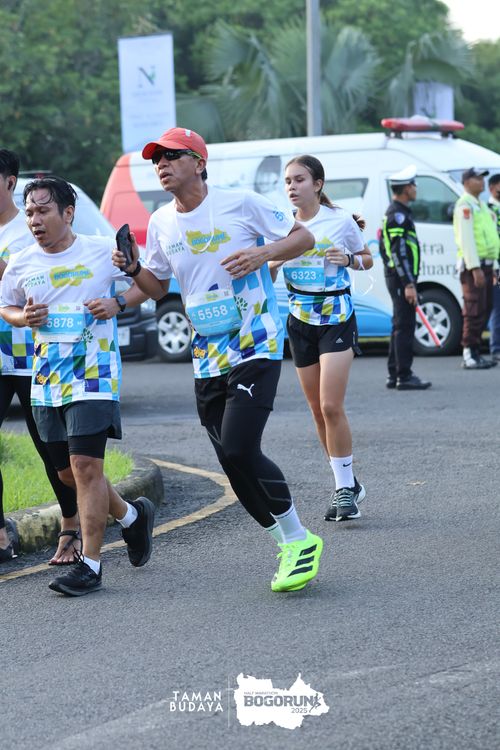 Race photo from Taman Budaya x BOGORUN 2025