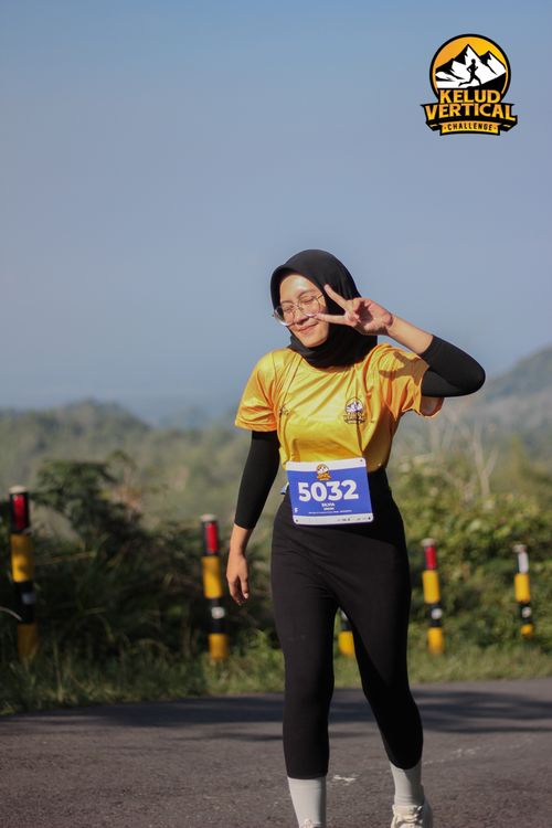 Race photo from Kelud Vertical Challenge 2024