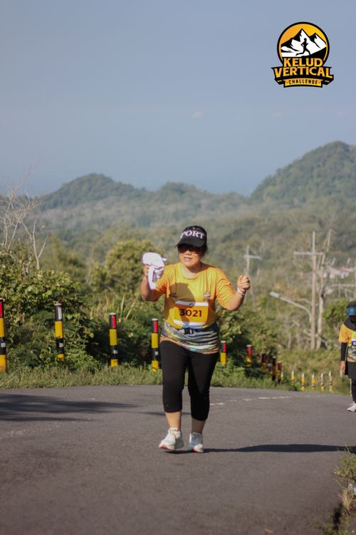 Race photo from Kelud Vertical Challenge 2024