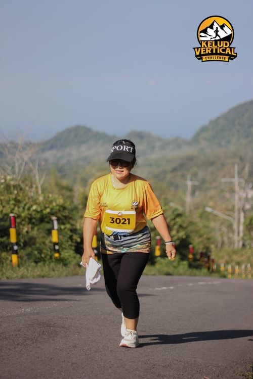 Race photo from Kelud Vertical Challenge 2024