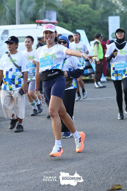 Race photo from Taman Budaya x BOGORUN 2025