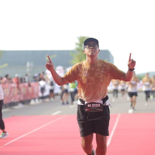 Race photo from KEDIRI HALF MARATHON 2026