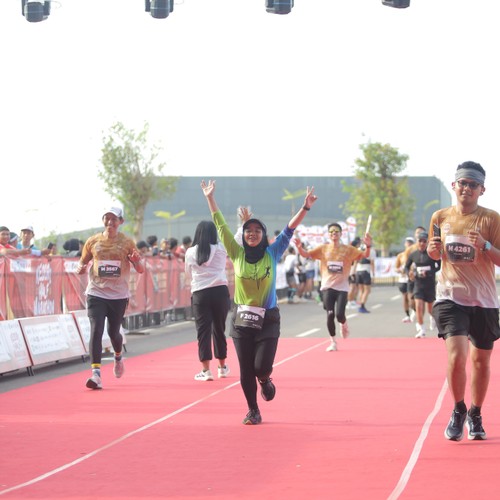 Race photo from KEDIRI HALF MARATHON 2026