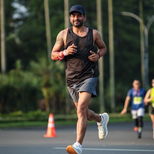 Race photo from BOGORUN 2026