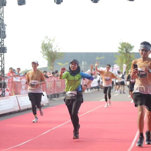 Race photo from KEDIRI HALF MARATHON 2026