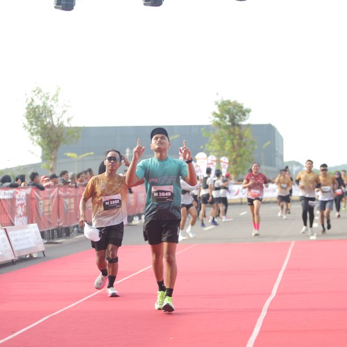 Race photo from KEDIRI HALF MARATHON 2026
