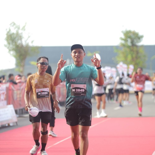 Race photo from KEDIRI HALF MARATHON 2026