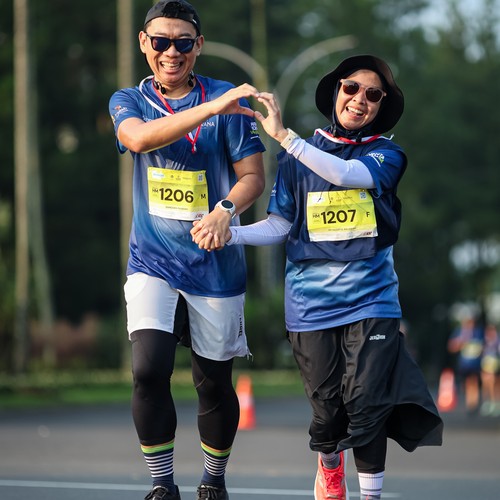 Race photo from BOGORUN 2026