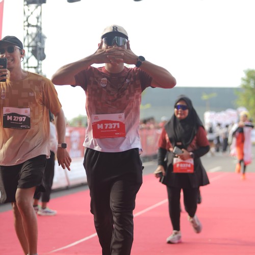 Race photo from KEDIRI HALF MARATHON 2026