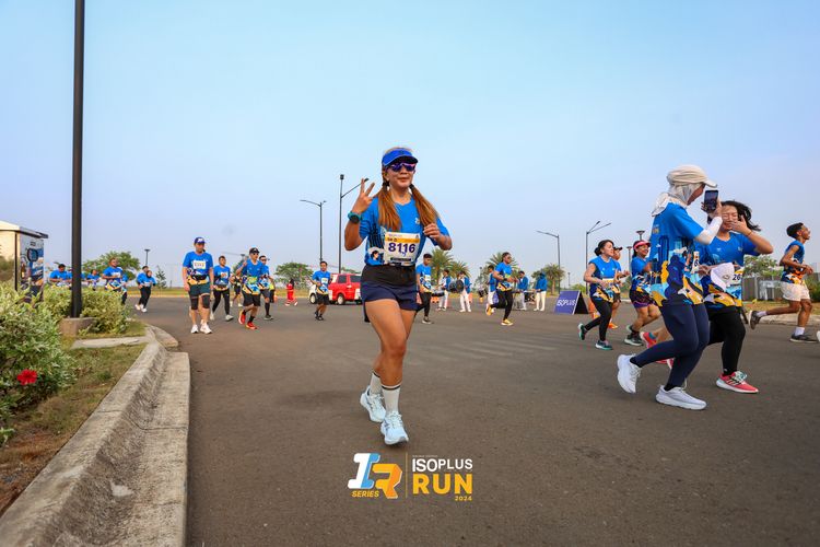 Race photo from ISOPlus Run 2024 Jakarta