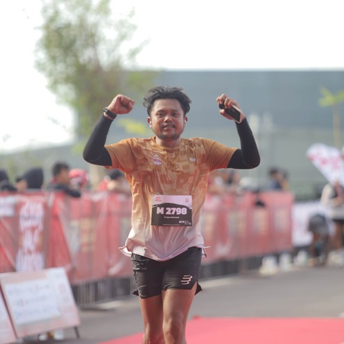 Race photo from KEDIRI HALF MARATHON 2026