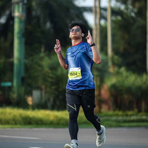 Race photo from BOGORUN 2026