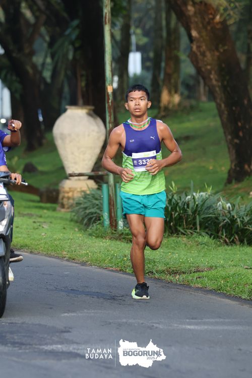 Race photo from Taman Budaya x BOGORUN 2025