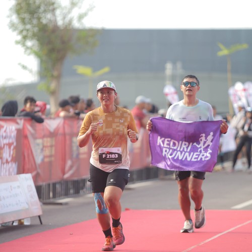 Race photo from KEDIRI HALF MARATHON 2026