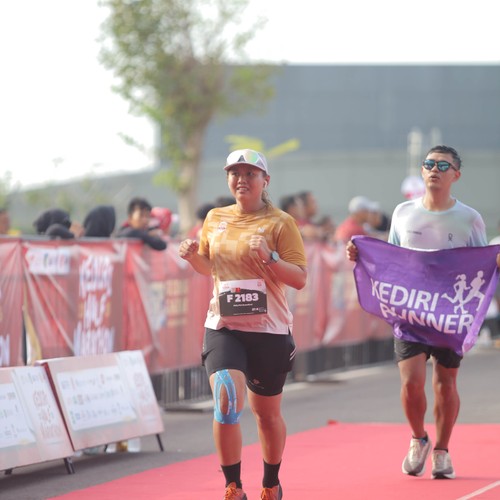 Race photo from KEDIRI HALF MARATHON 2026