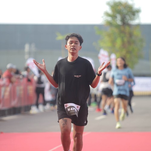 Race photo from KEDIRI HALF MARATHON 2026