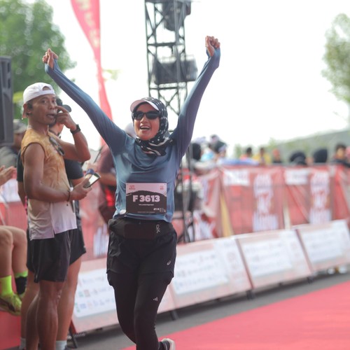 Race photo from KEDIRI HALF MARATHON 2026