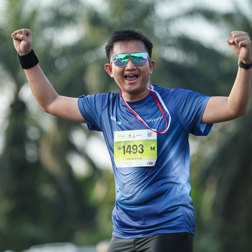 Race photo from BOGORUN 2026