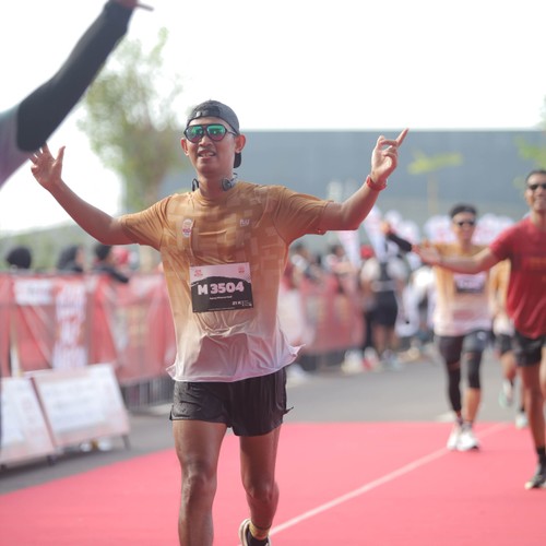 Race photo from KEDIRI HALF MARATHON 2026