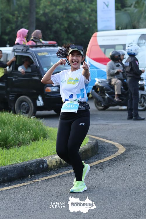Race photo from Taman Budaya x BOGORUN 2025