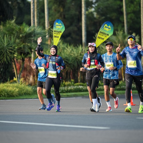 Race photo from BOGORUN 2026