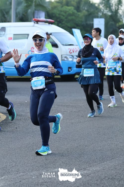 Race photo from Taman Budaya x BOGORUN 2025