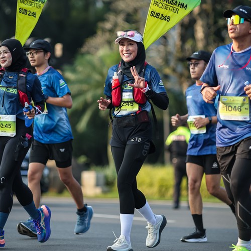 Race photo from BOGORUN 2026