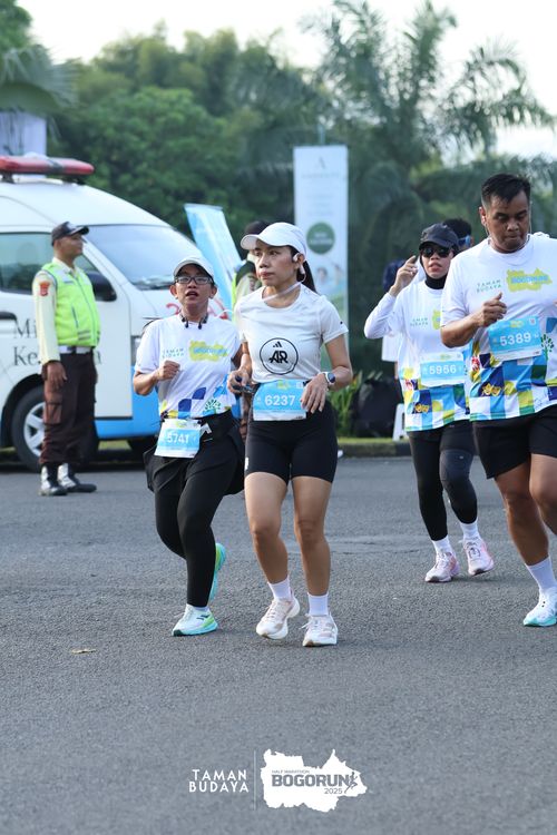 Race photo from Taman Budaya x BOGORUN 2025