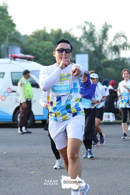 Race photo from Taman Budaya x BOGORUN 2025