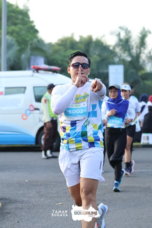 Race photo from Taman Budaya x BOGORUN 2025