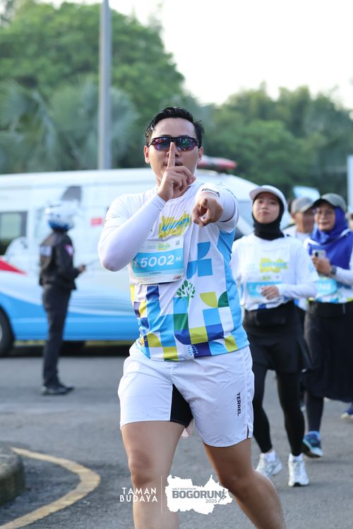 Race photo from Taman Budaya x BOGORUN 2025