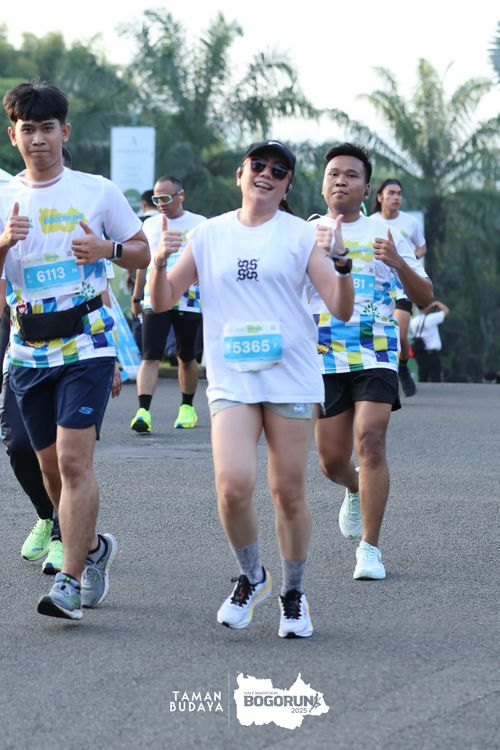 Race photo from Taman Budaya x BOGORUN 2025